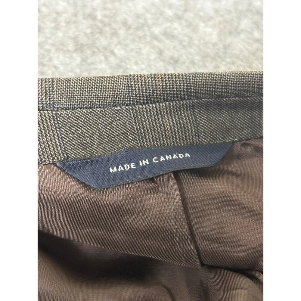 Brooks Brothers‎ Mens Plaid Wool Sport Coat Blazer Jacket Size 48